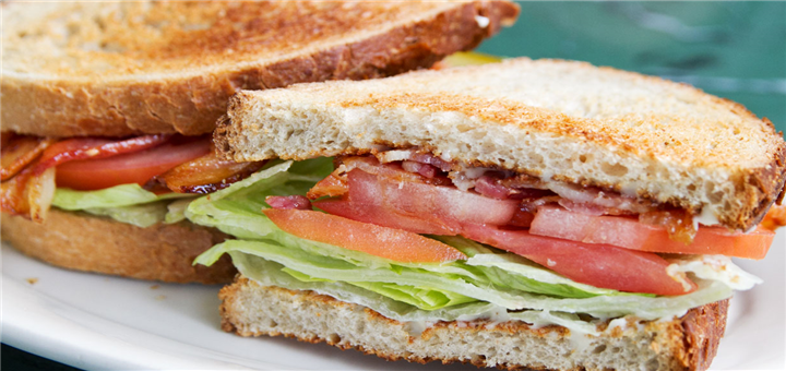 bacon, lettuce and tomato sandwich